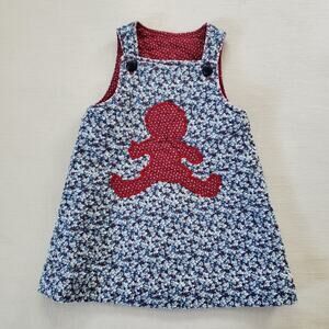 Vintage Girl Floral Dress 2t